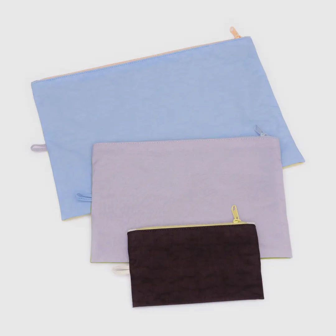 Baggu Go Pouch Set - Pastels Colorblock