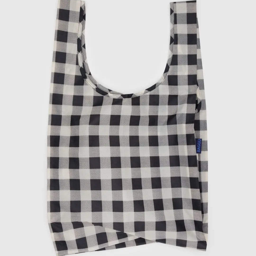 Standard Baggu - Black & White Big Check