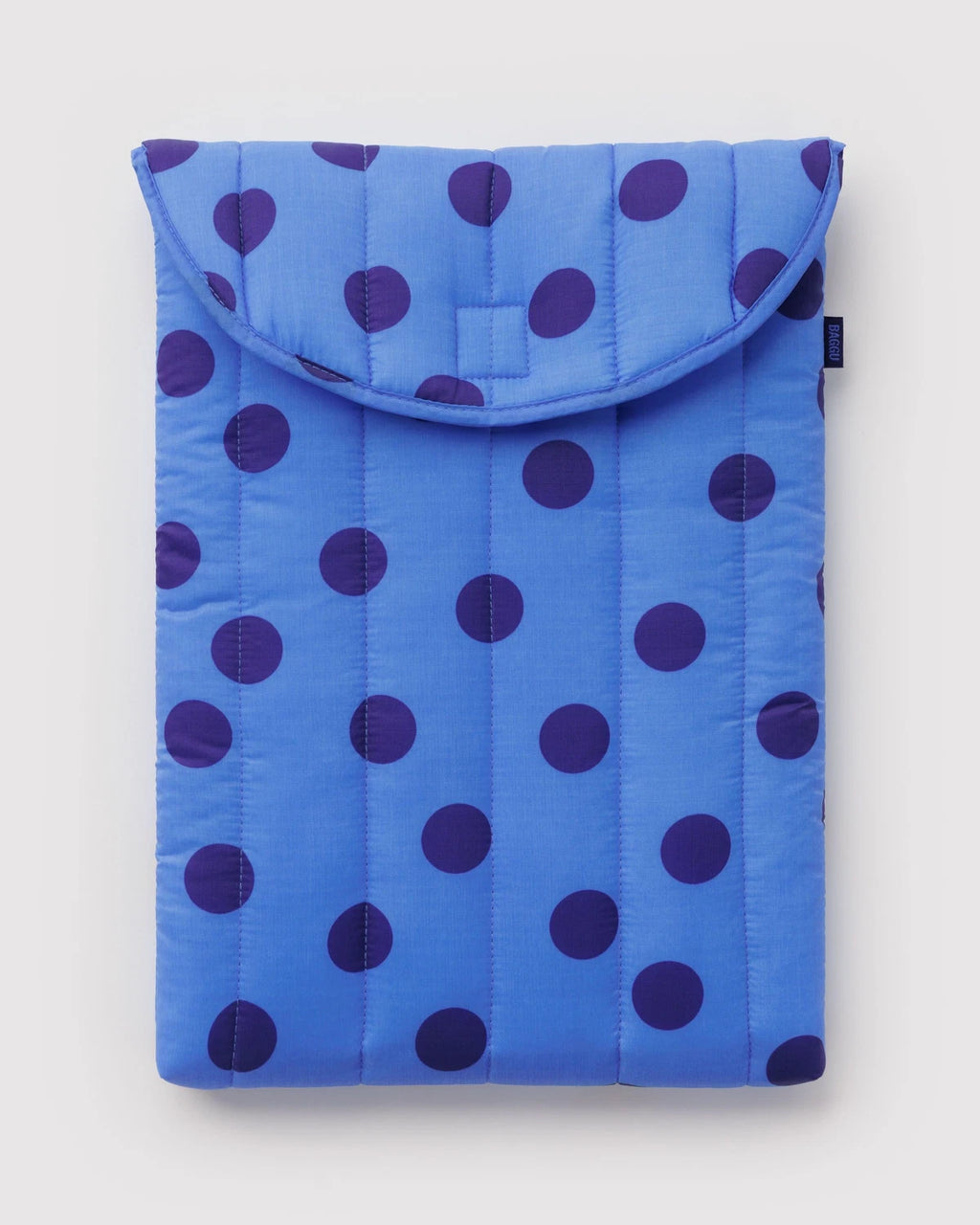 Baggu Puffy Laptop Sleeve 16" - Blue Polka Dot