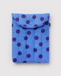 Baggu - Puffy Laptop Sleeve 13"/14" Blue Polka Dot