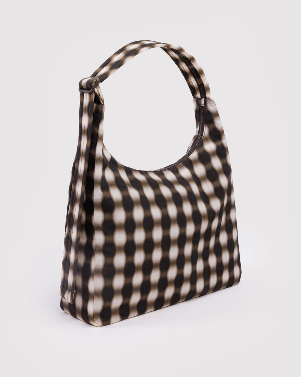 Baggu - Nylon Shoulder Bag Blurred Gingham