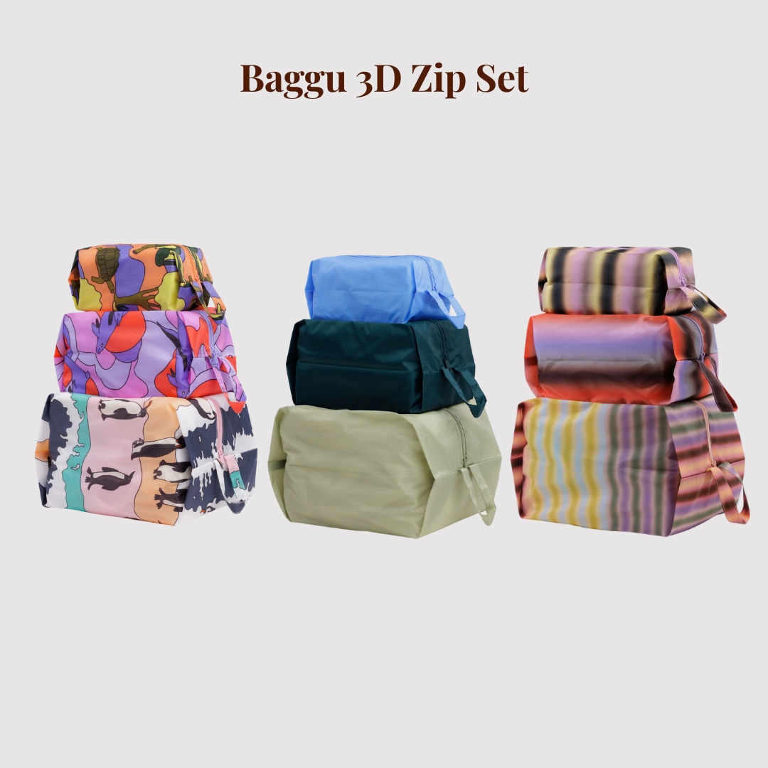 Baggu 3D Zip Set