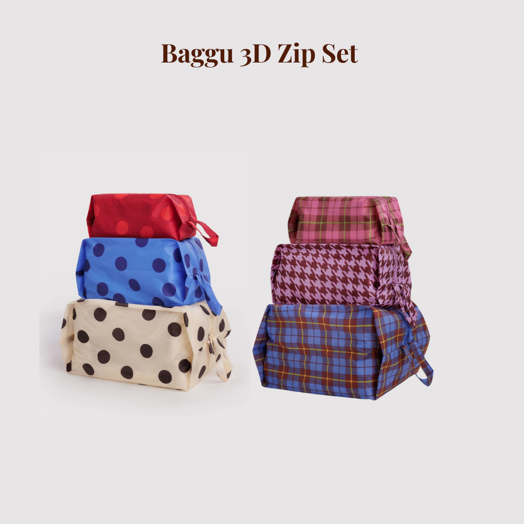 Baggu 3D Zip Set