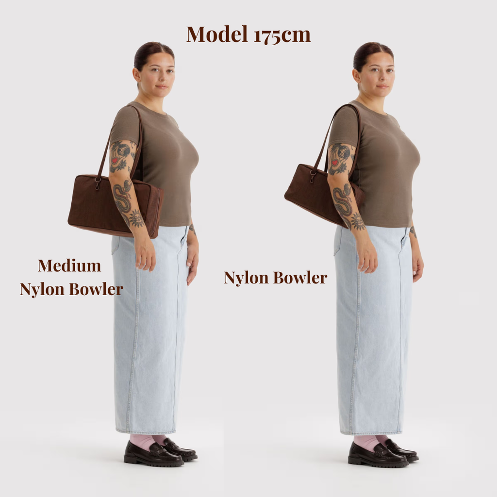Baggu Nylon Bowler Bag - Fig