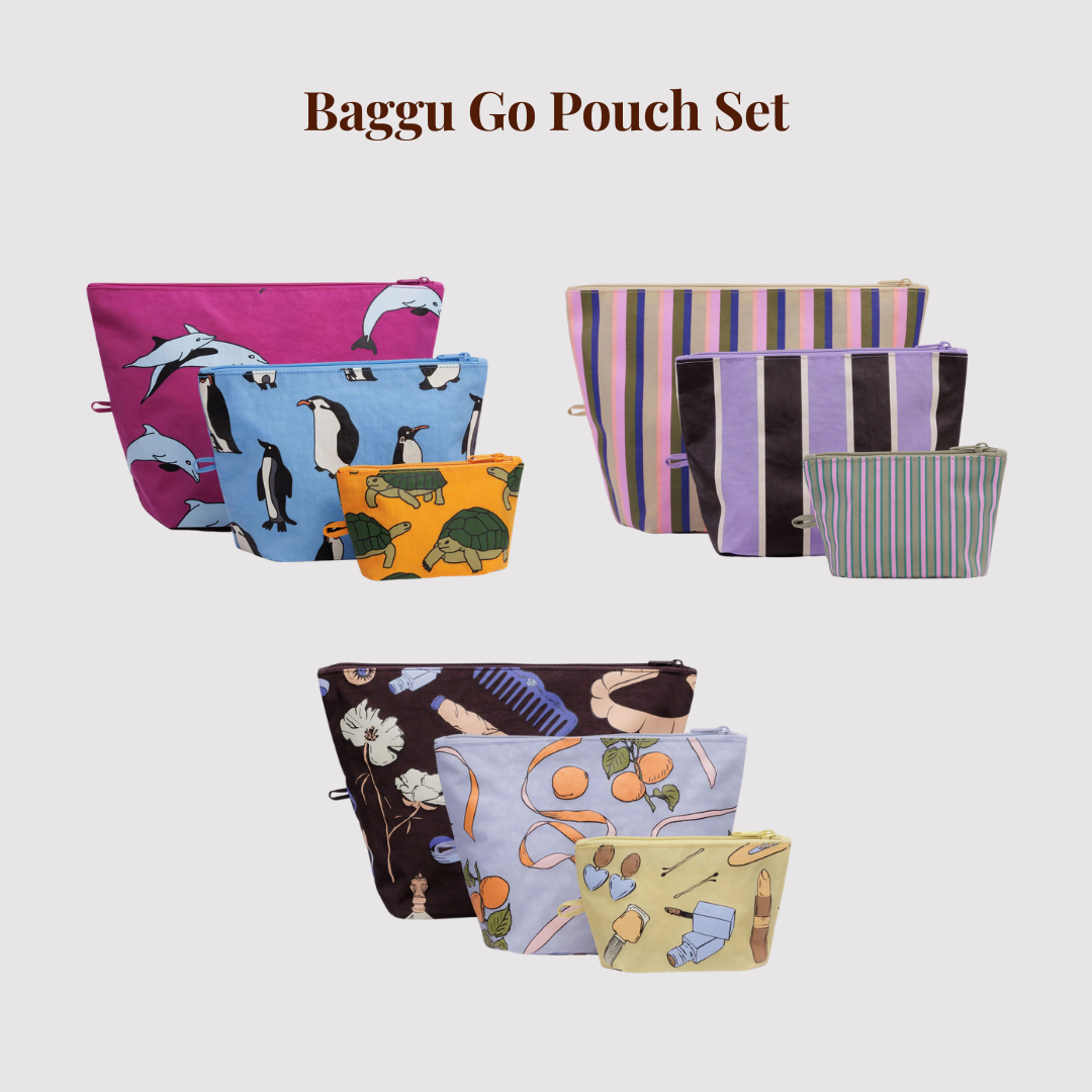 Baggu Go Pouch Set
