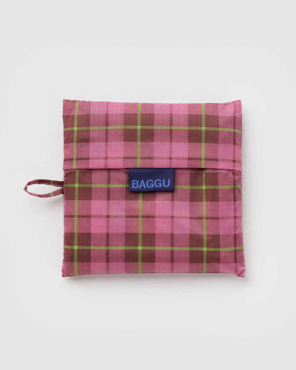 Big Baggu - Azalea Pink Tartan