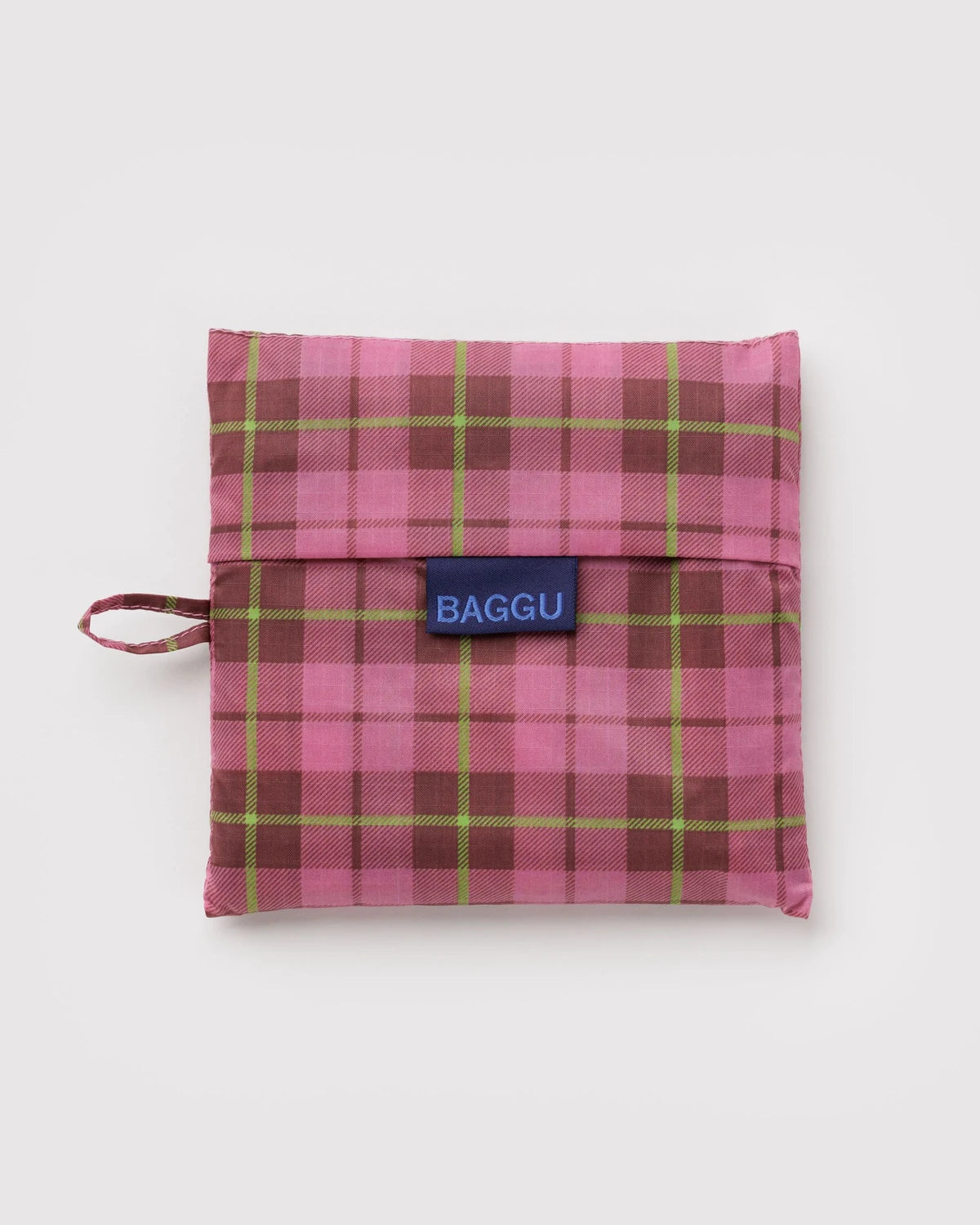 Big Baggu - Azalea Pink Tartan