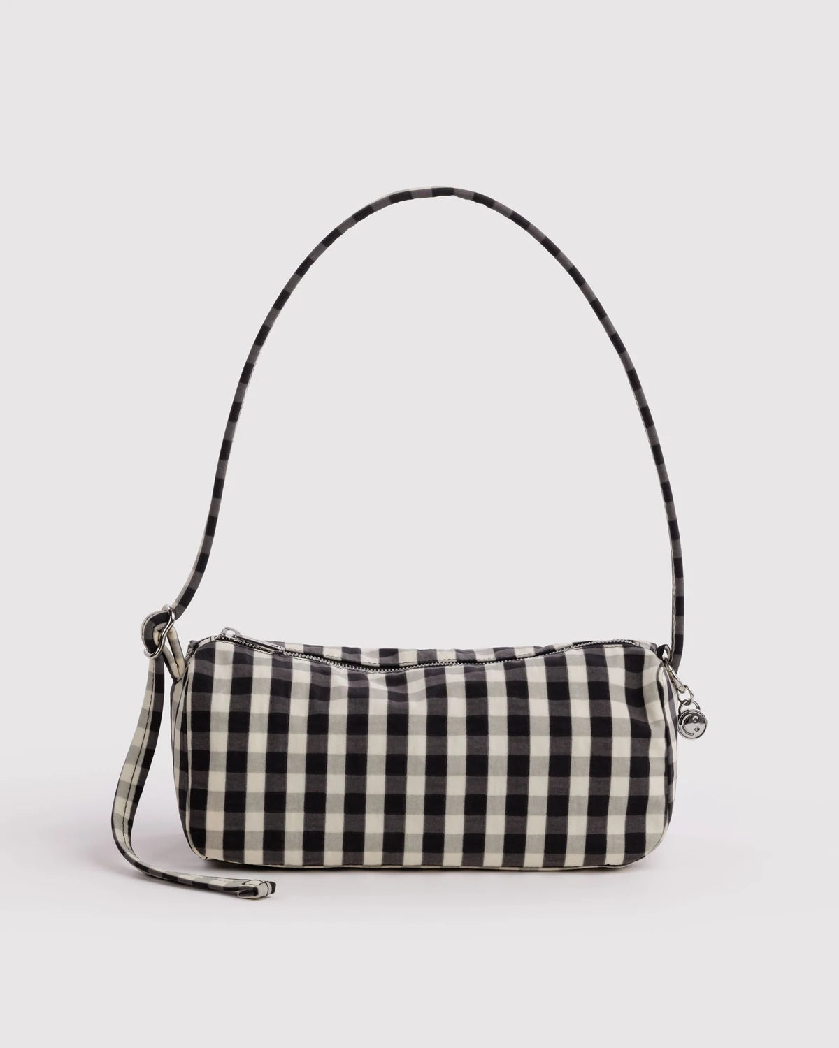 Baggu Nylon Loaf Bag - Black And Cream Gingham