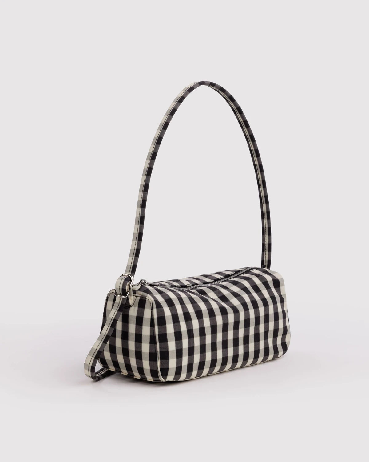 Baggu Nylon Loaf Bag - Black And Cream Gingham