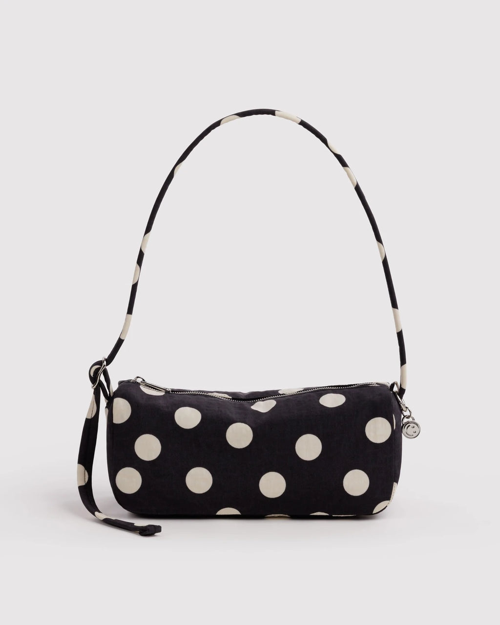Baggu Nylon Loaf Bag - Black And Cream Polka Dot