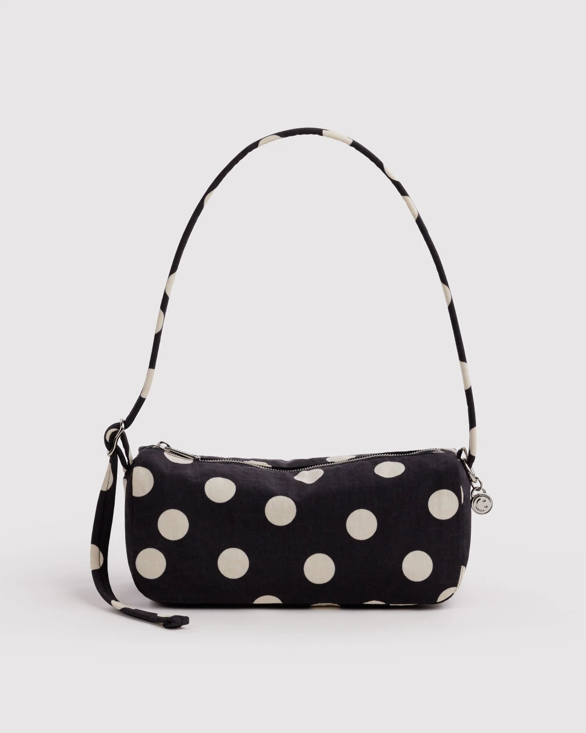 Baggu Nylon Loaf Bag - Black And Cream Polka Dot