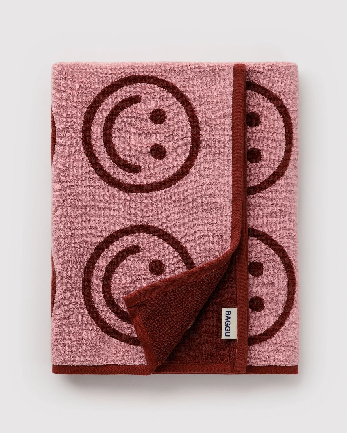 Baggu Bath Towel - Blush Happy