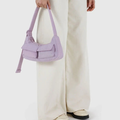 Baggu Cargo Shoulder Bag - Dusty Pink