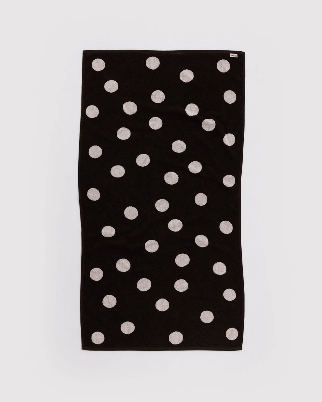 Baggu Bath Towel - Cream Black and Polka Dot