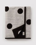 Baggu Bath Towel - Cream Black and Polka Dot