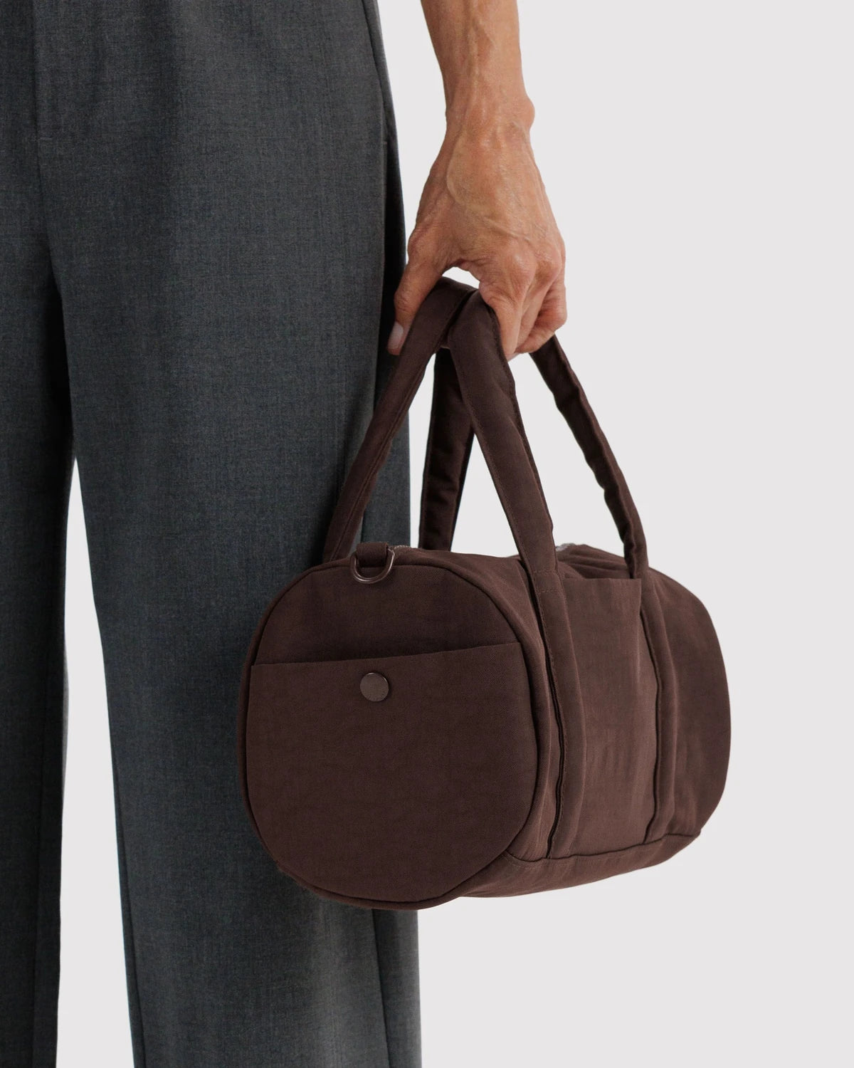 Baggu Nylon Duffle Bag - Coffee
