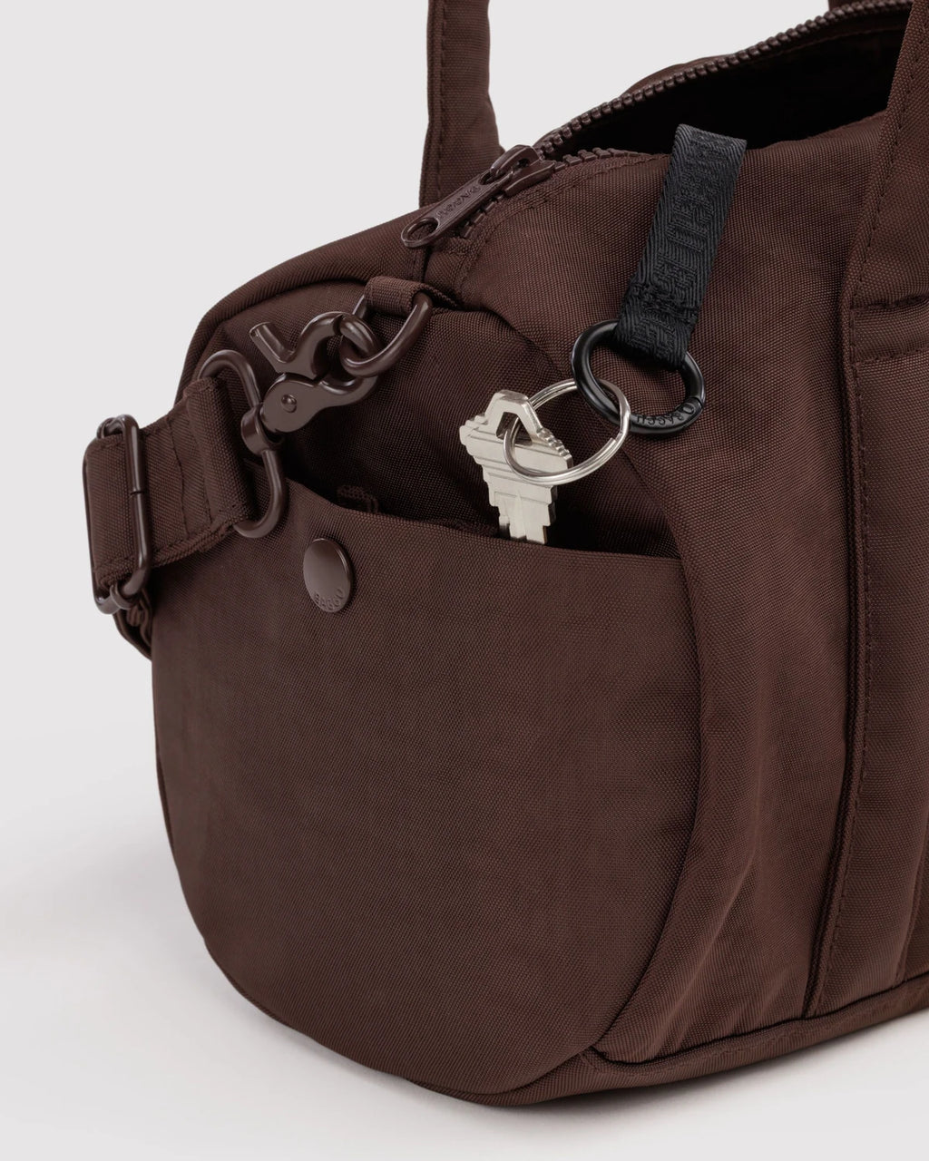 Baggu Nylon Duffle Bag - Coffee