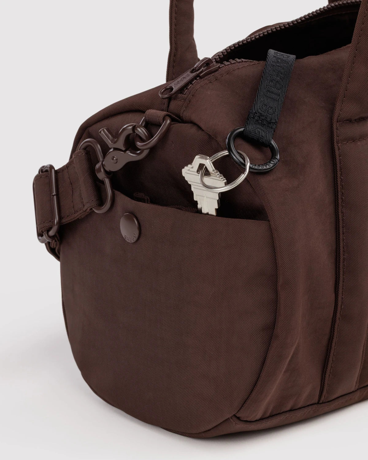 Baggu Nylon Duffle Bag - Coffee