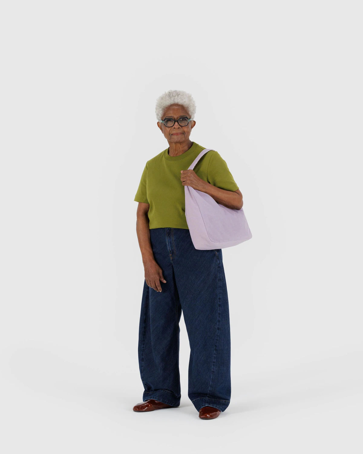 Baggu - Nylon Shoulder Bag Dusty Pink