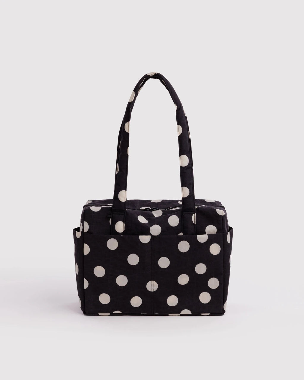 Baggu Everyday Cloud Bag - Black And Cream Polka Dot