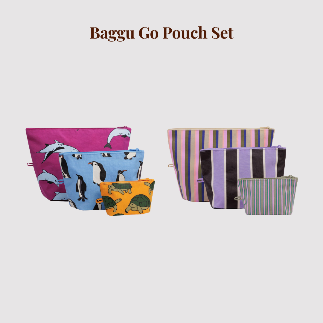Baggu Go Pouch Set