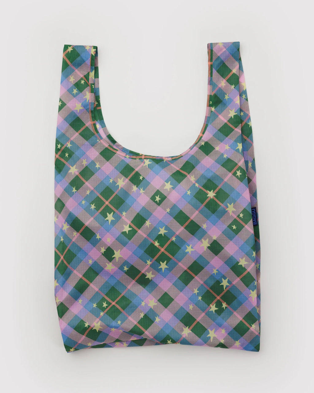 Standard Baggu - Green Star Plaid