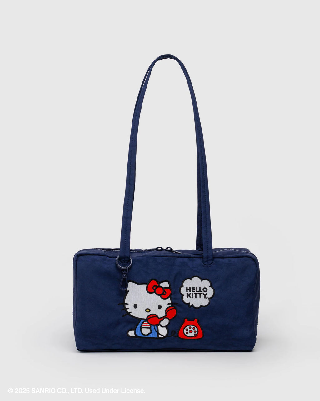 Baggu Nylon Bowler Bag - Embroidered Hello Kitty Phone