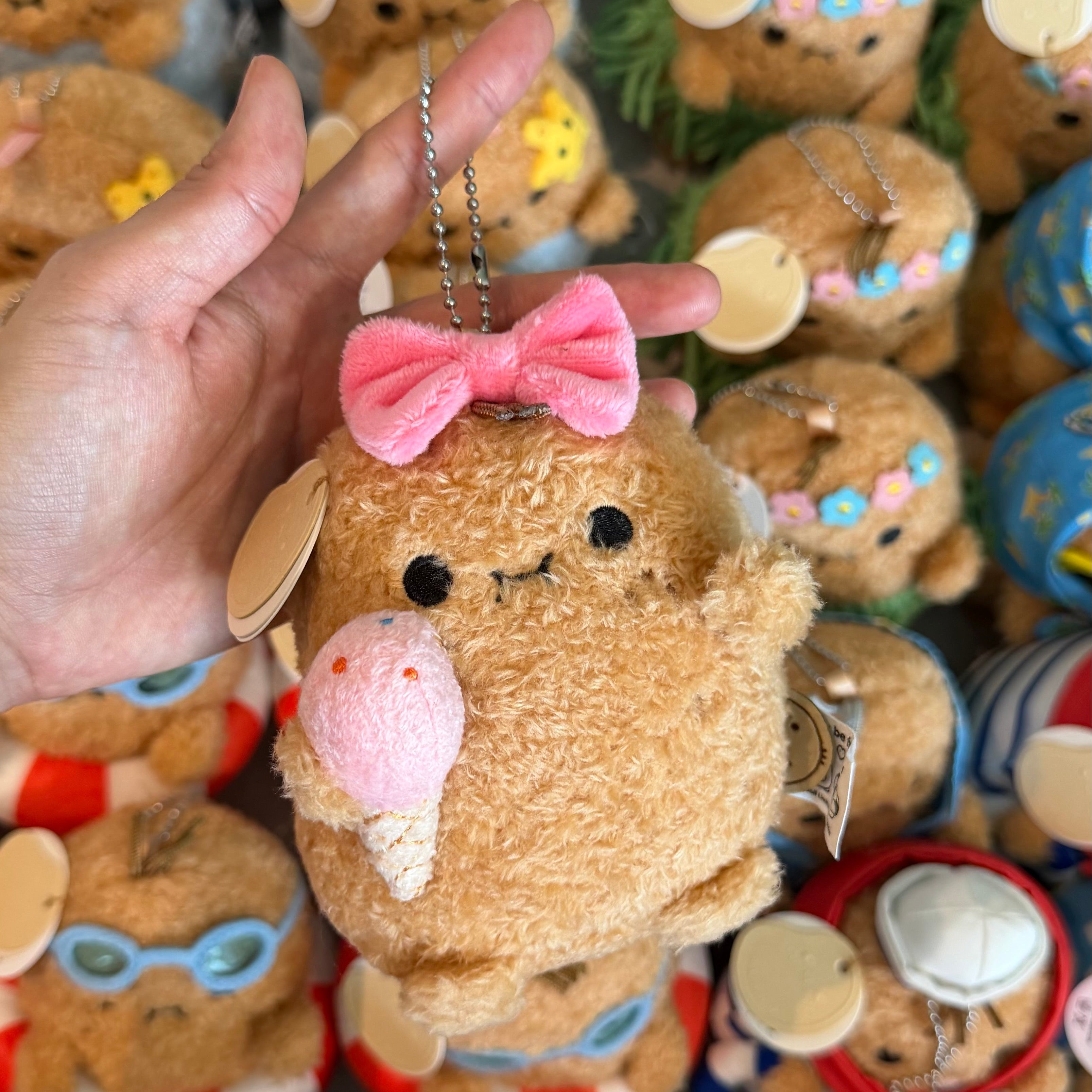 [Noodoll] - Pinky Ricespud Mini Plush Keychain