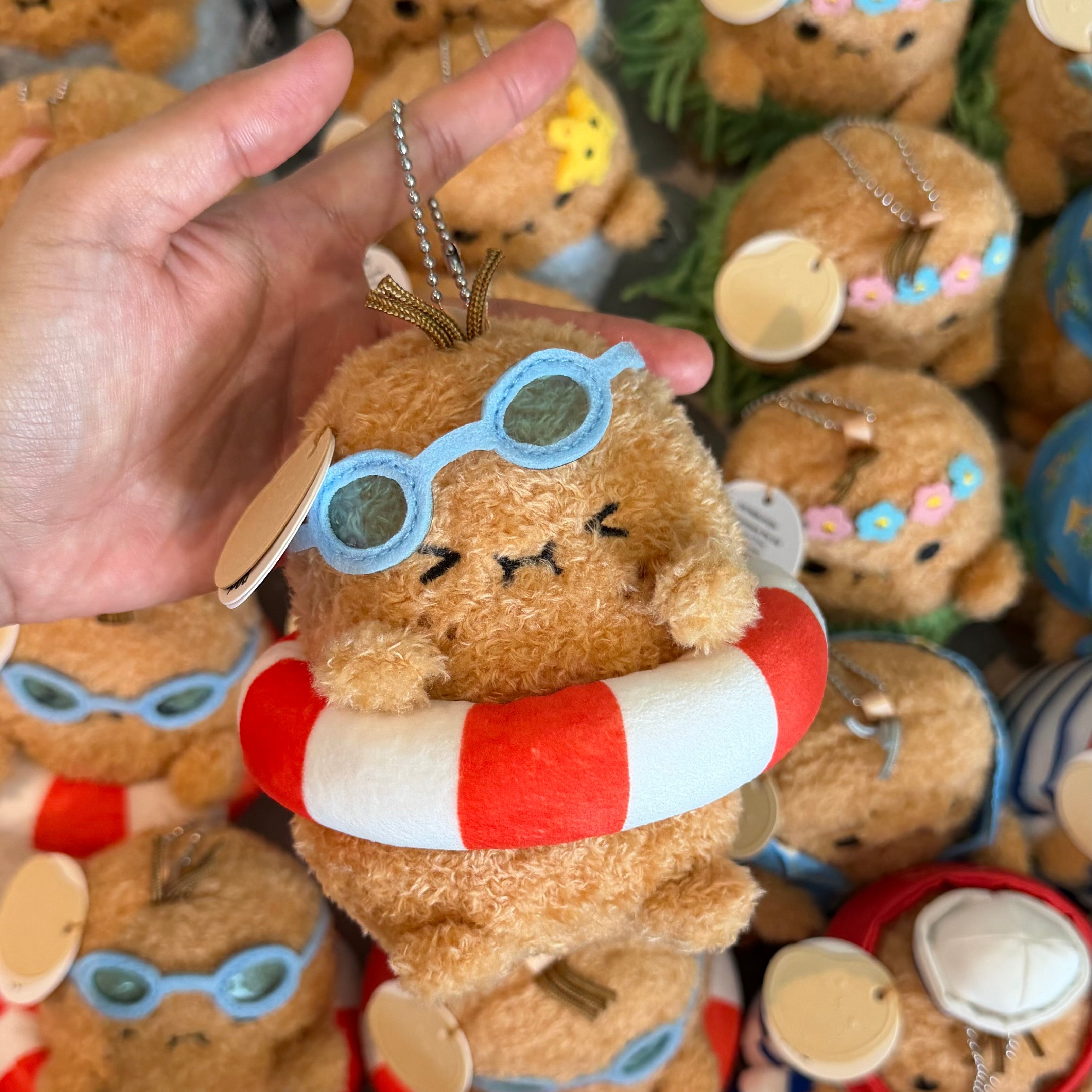 [Noodoll] -Splashy Ricespud Mini Plush Keychain
