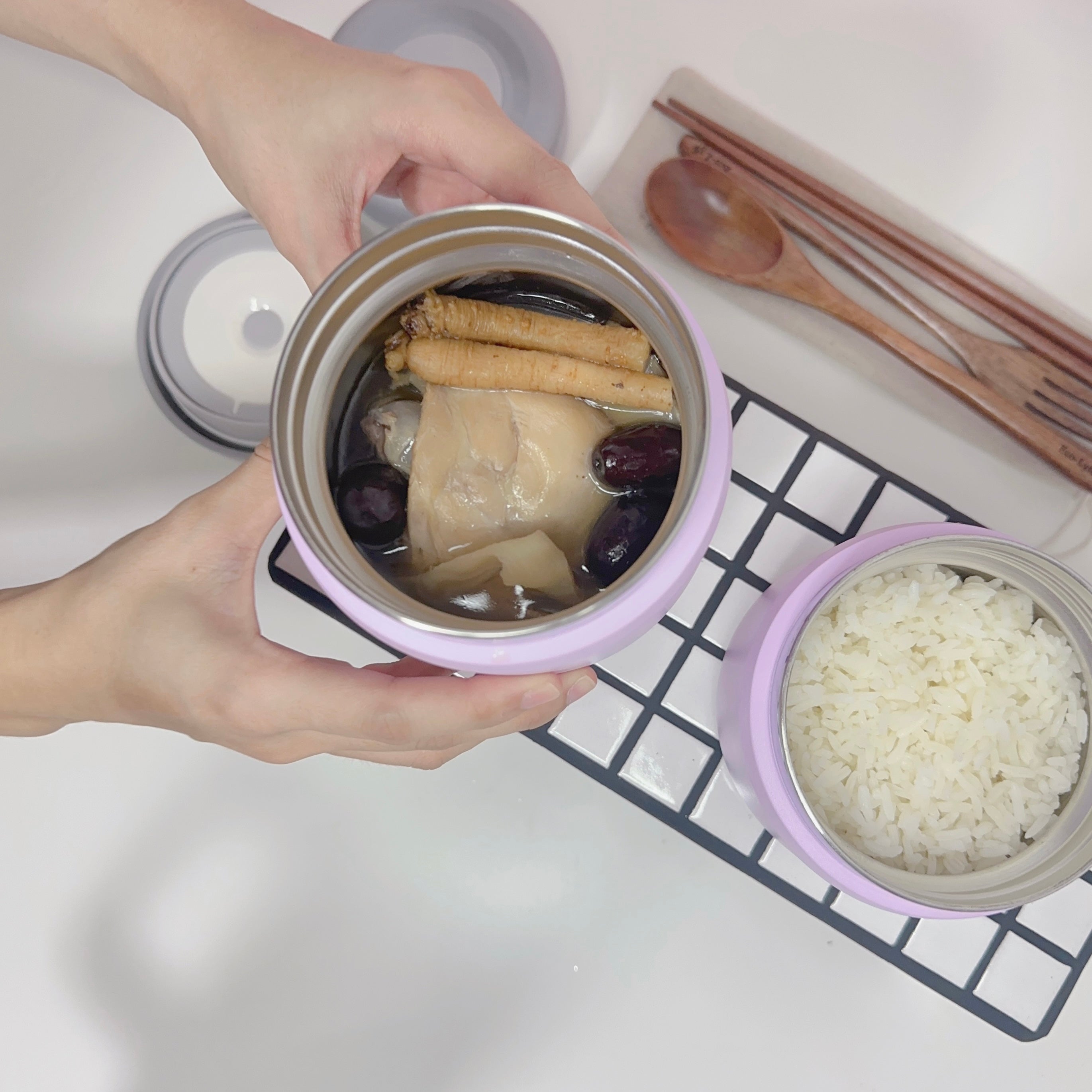 [Eco-Lyfe] Food Jar - Insulated Stainless Steel Container (350ml)