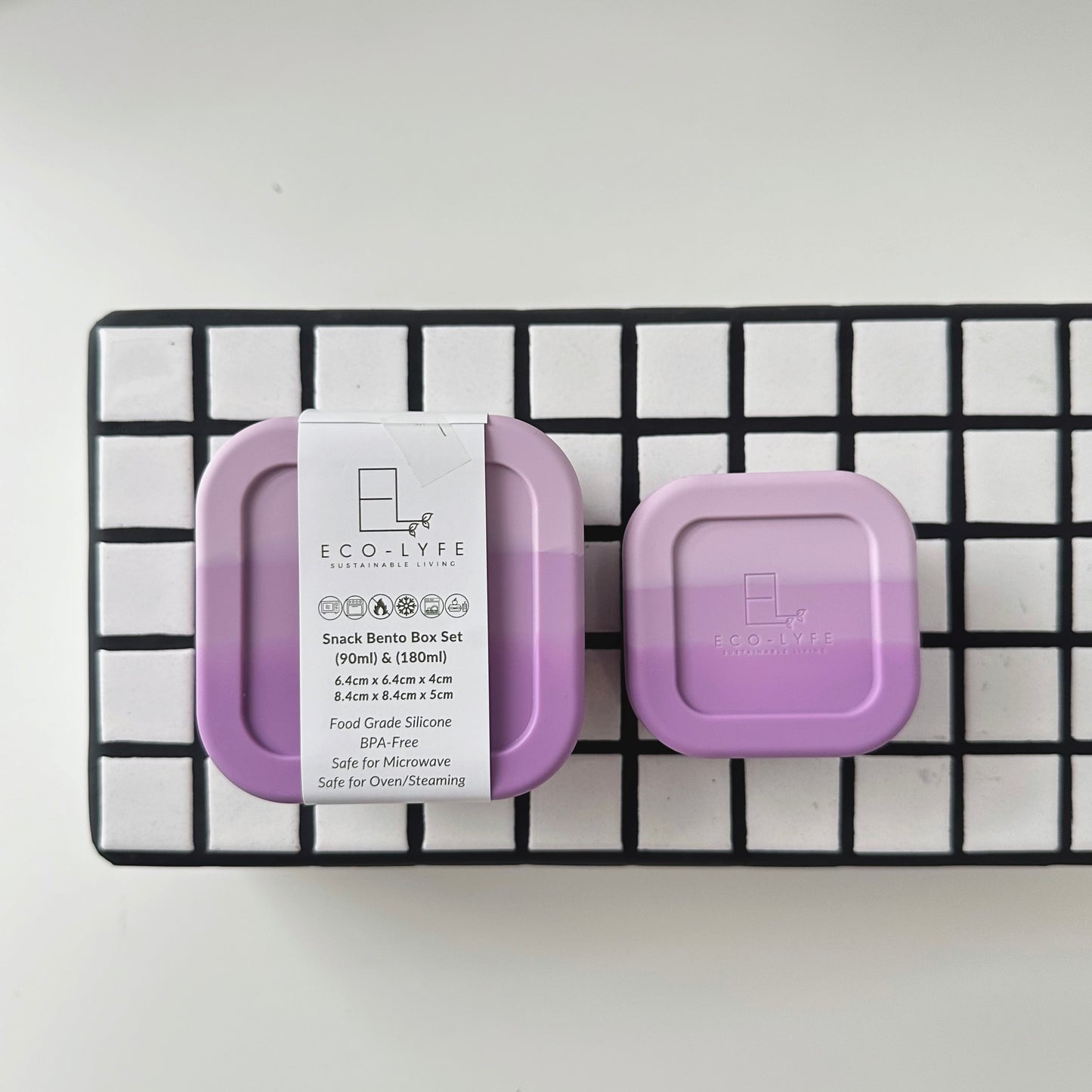 [Popsicle Edition] [Eco-Lyfe] Snack Bento Box Set (90ml & 180ml)