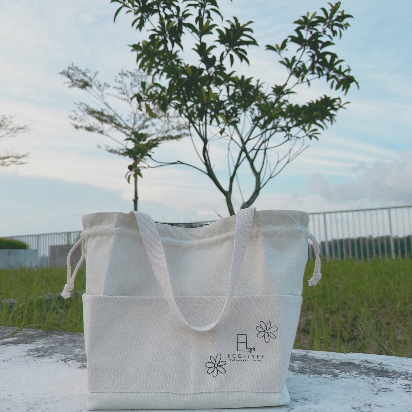 [Eco-Lyfe] Daily Drawstring Bag