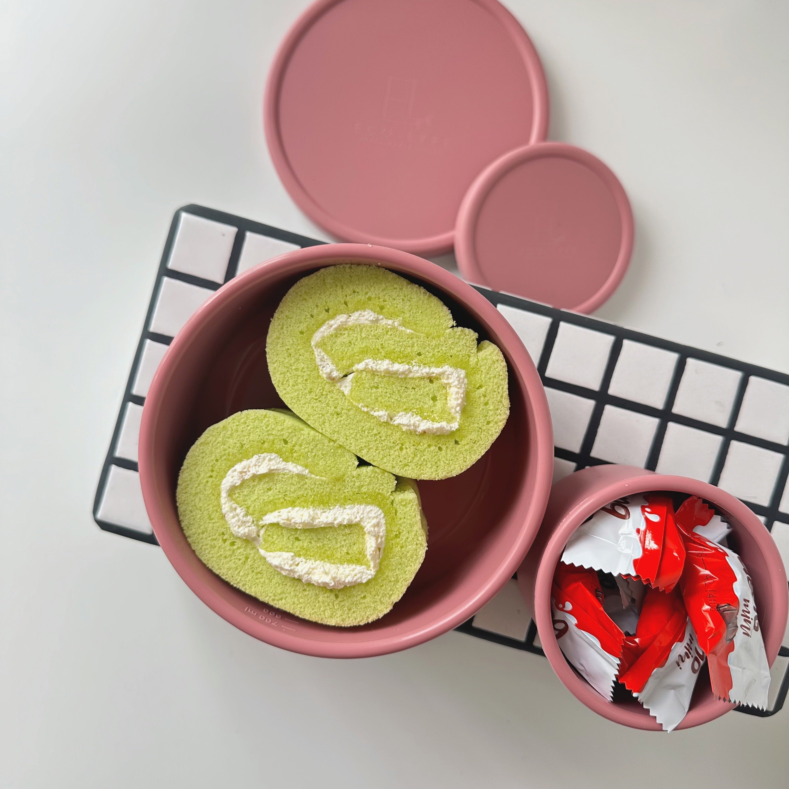 [Eco-Lyfe] Round Bento Box Set (700ml & 250ml)