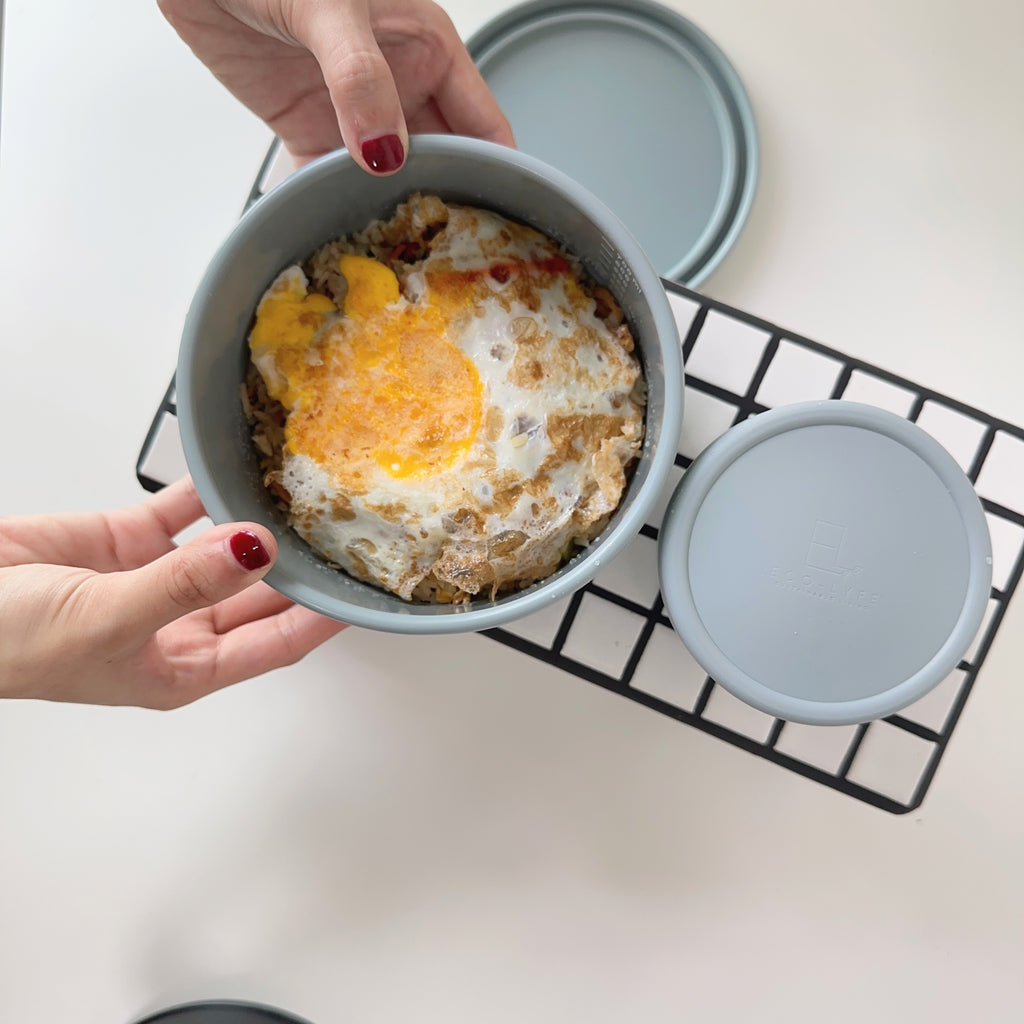 [Eco-Lyfe] Round Bento Box Set (700ml & 250ml)
