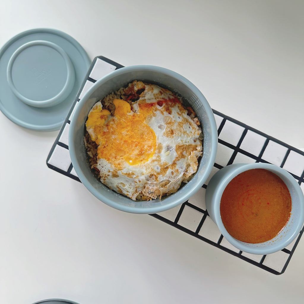 [Eco-Lyfe] Round Bento Box Set (700ml & 250ml)