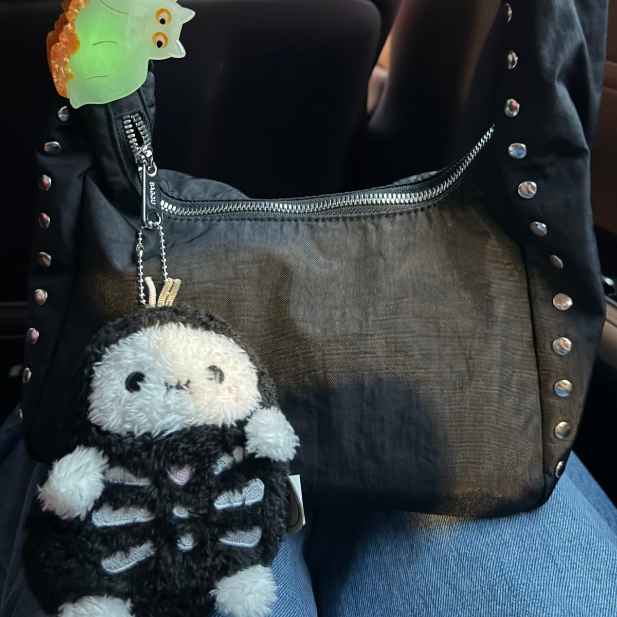 [Noodoll] - Skelly Ricespud Plush Keychain