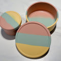 [Eco-Lyfe] Popsicle Round Bento Box Set (700ml & 250ml)