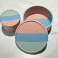 [Eco-Lyfe] Popsicle Round Bento Box Set (700ml & 250ml)