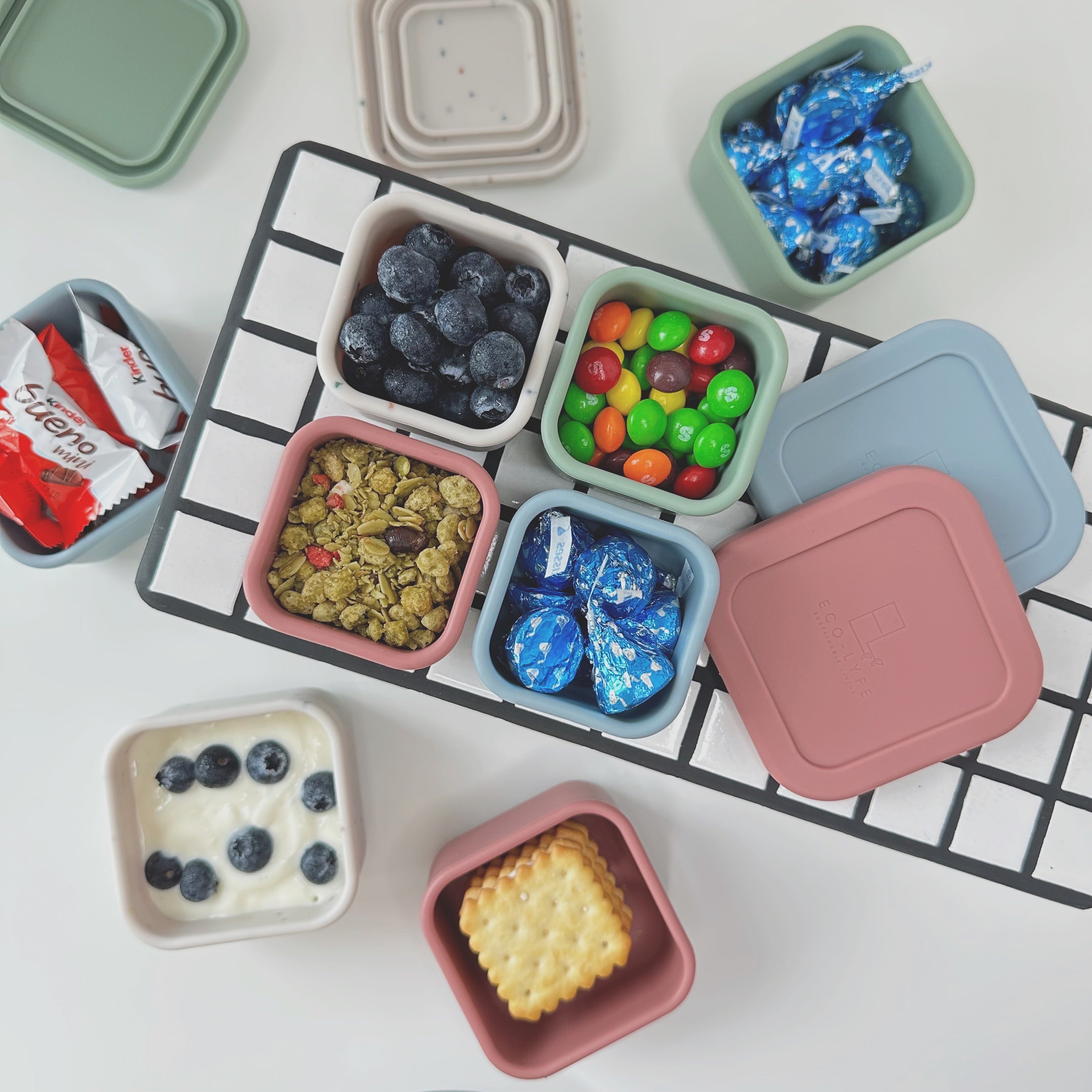 [Eco-Lyfe] Snack Bento Box Set (90ml & 180ml)