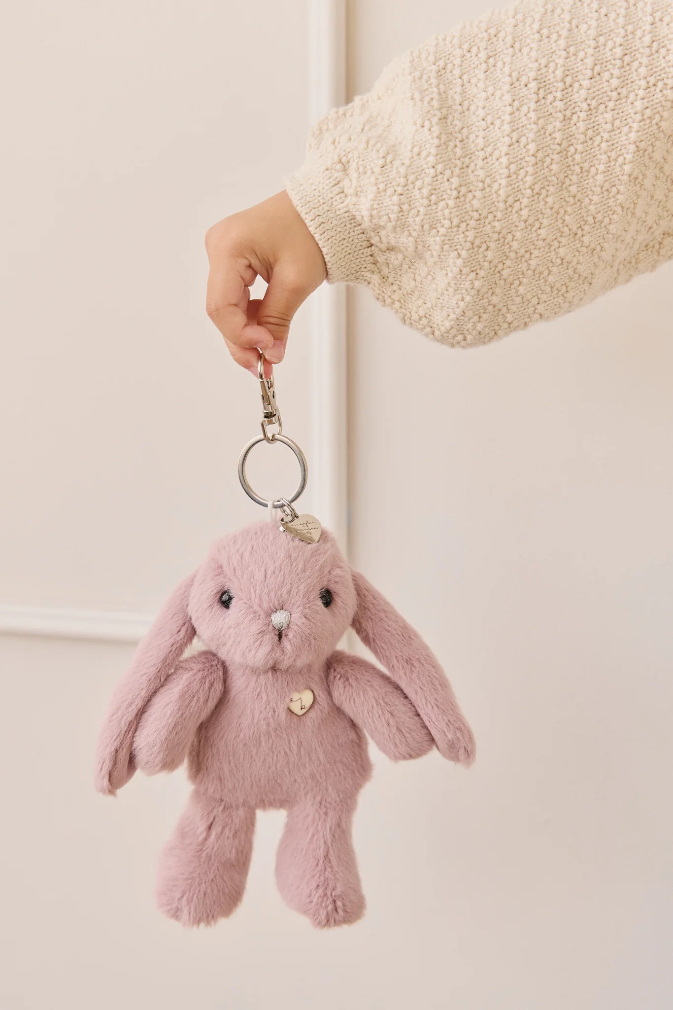 Snuggle Bunnies - Penelope Keyring - Periwinkle