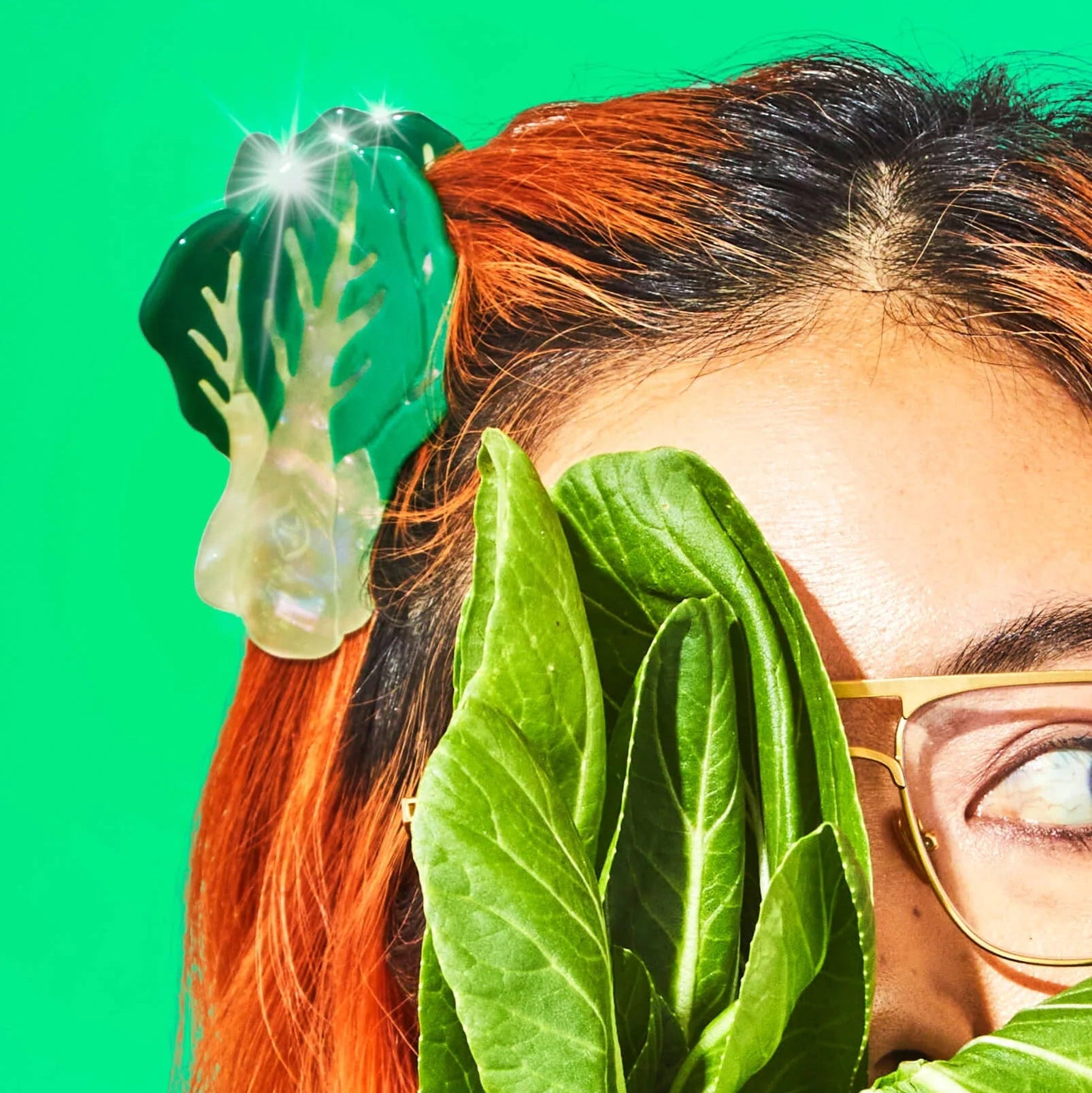 [Jenny Lemons] Large Bok Choy Hair Claw Clip