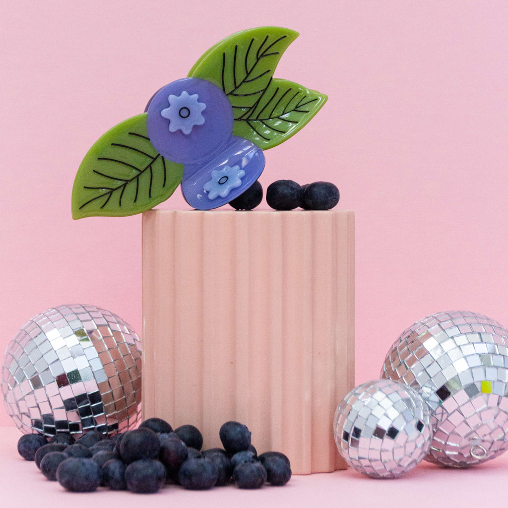 [Jenny Lemons] XL Blueberry Hair Claw Clip