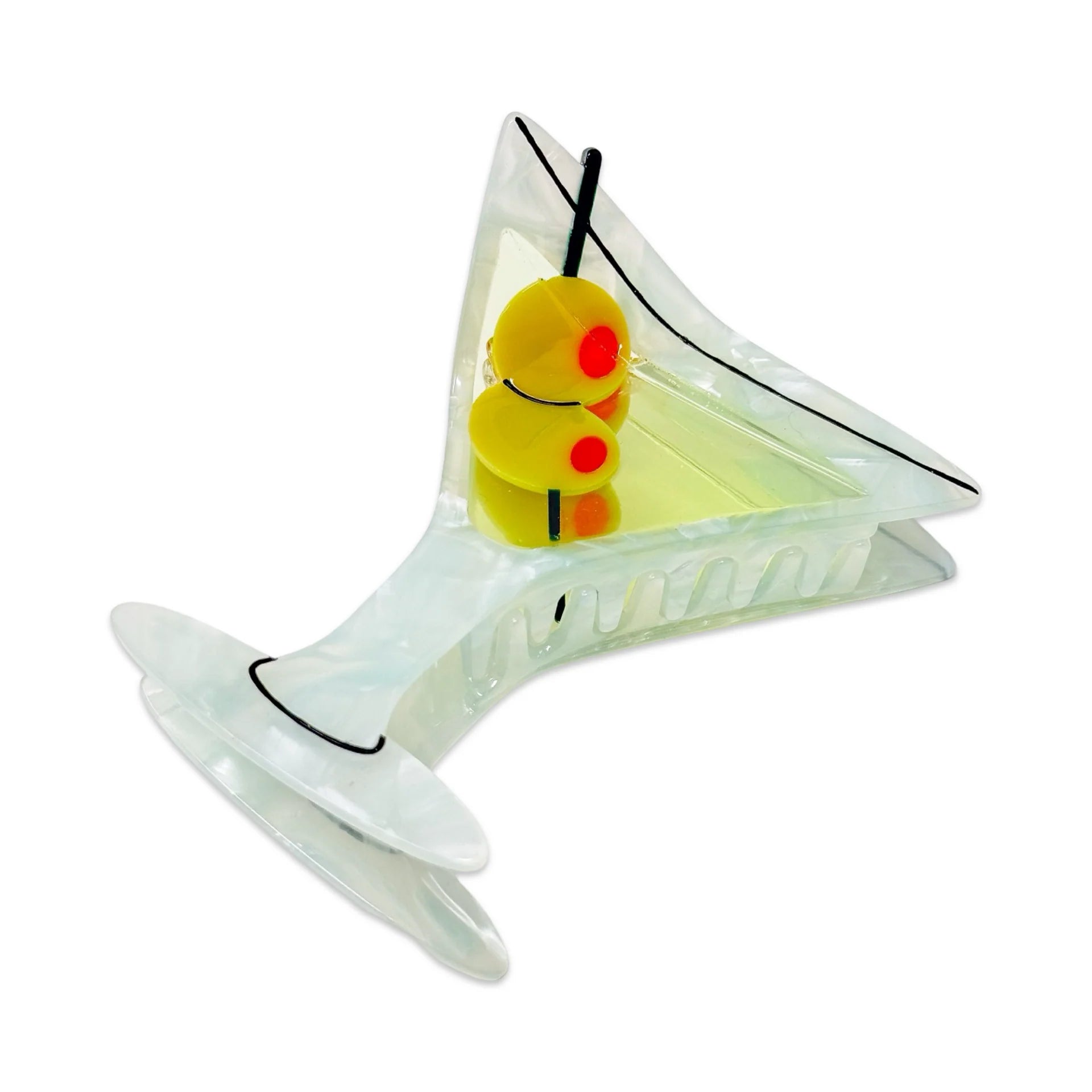 [Jenny Lemons] Large Martini Hair Claw Clip