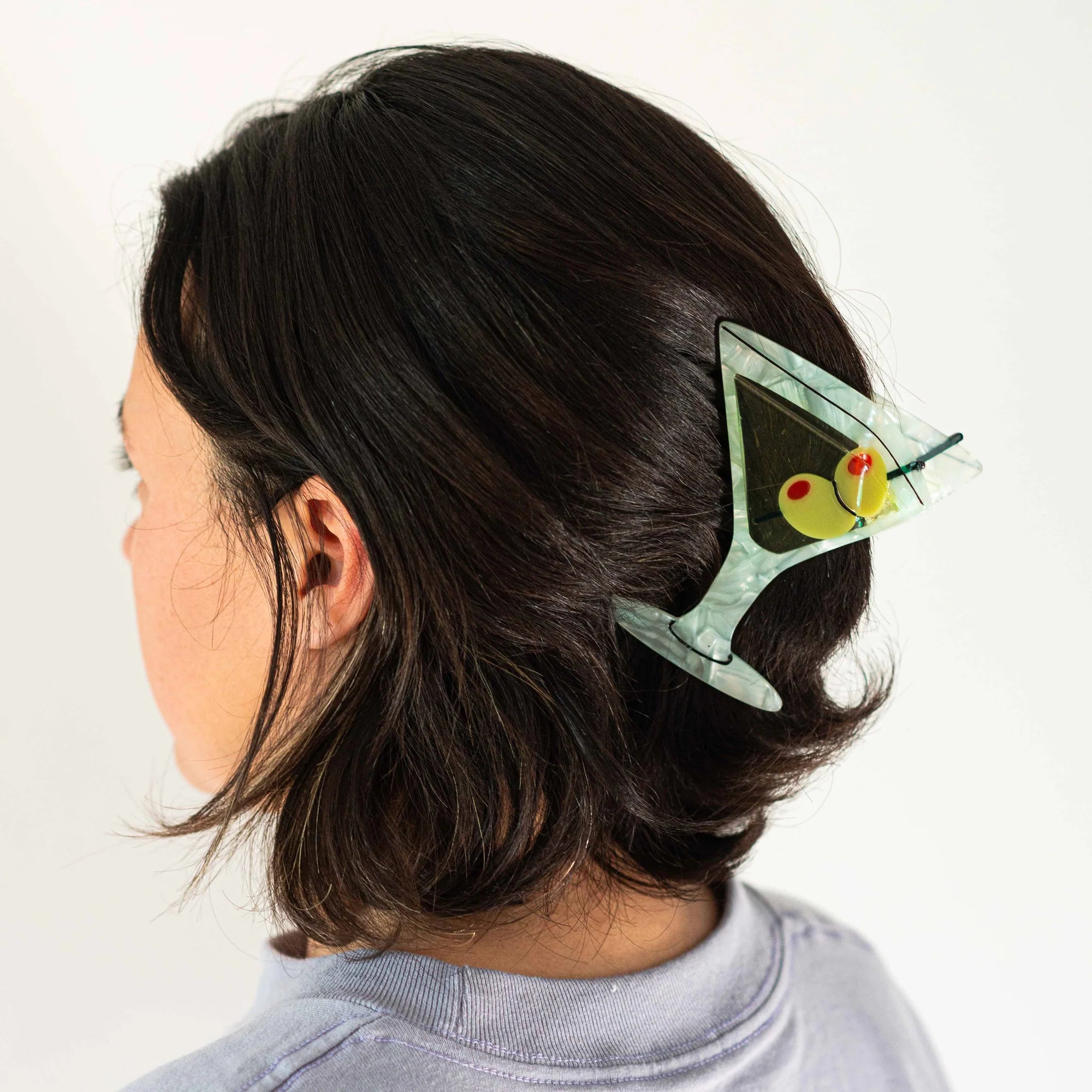 [Jenny Lemons] Large Martini Hair Claw Clip
