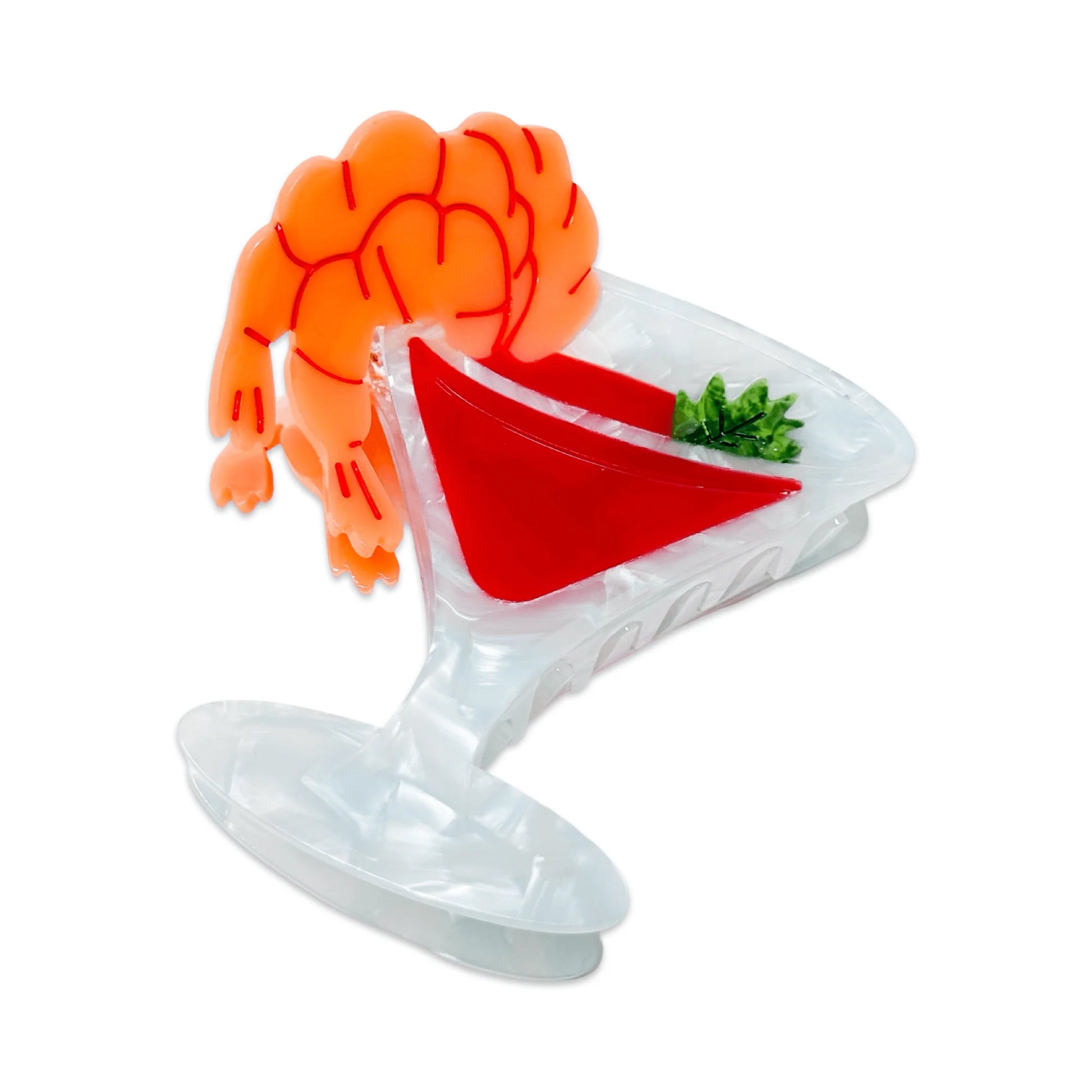 [Jenny Lemons] Large Shrimp Cocktail Hair Claw Clip