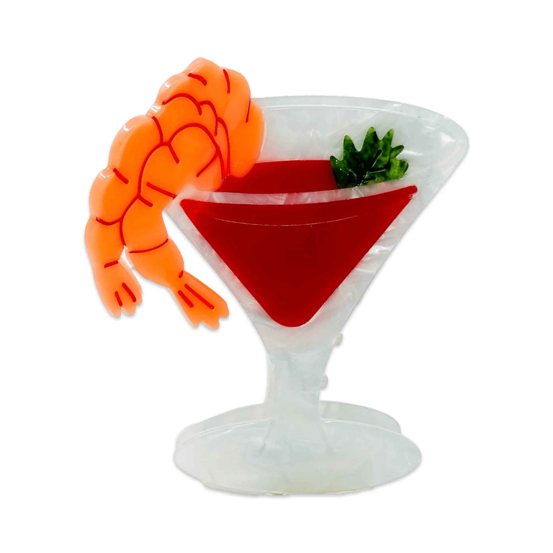 [Jenny Lemons] Large Shrimp Cocktail Hair Claw Clip