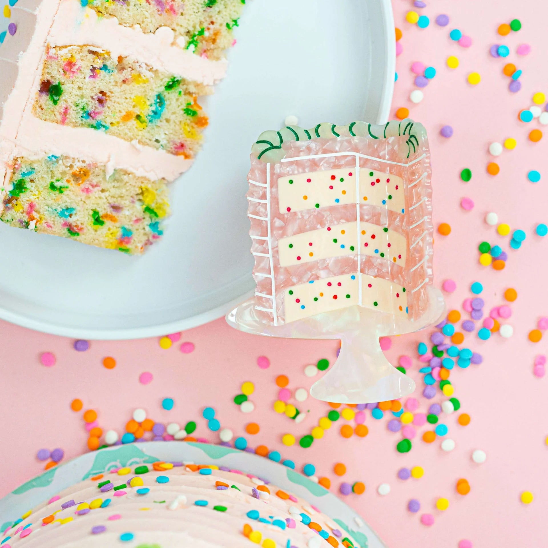 [Jenny Lemons] Large Confetti Cake Hair Claw Clip