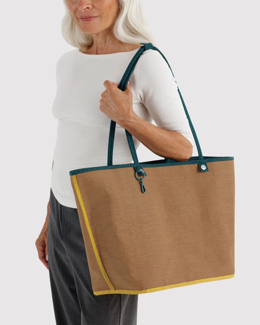 Baggu Lage Nylon Reversible Tote - Deep Sea Mix