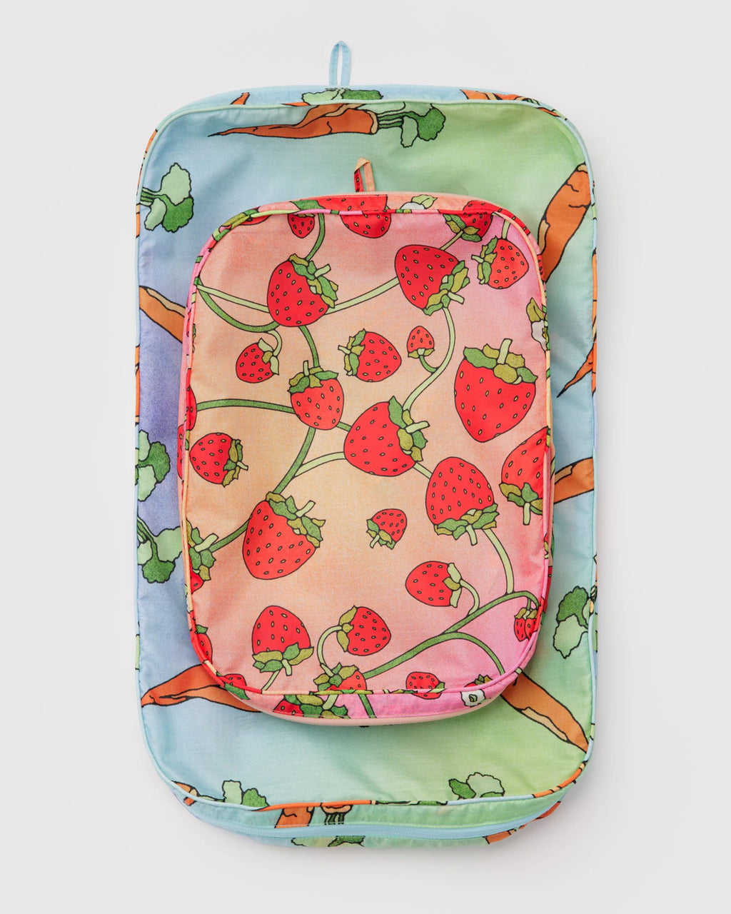 Baggu Large Packing Cube Set - Carrots & Berries