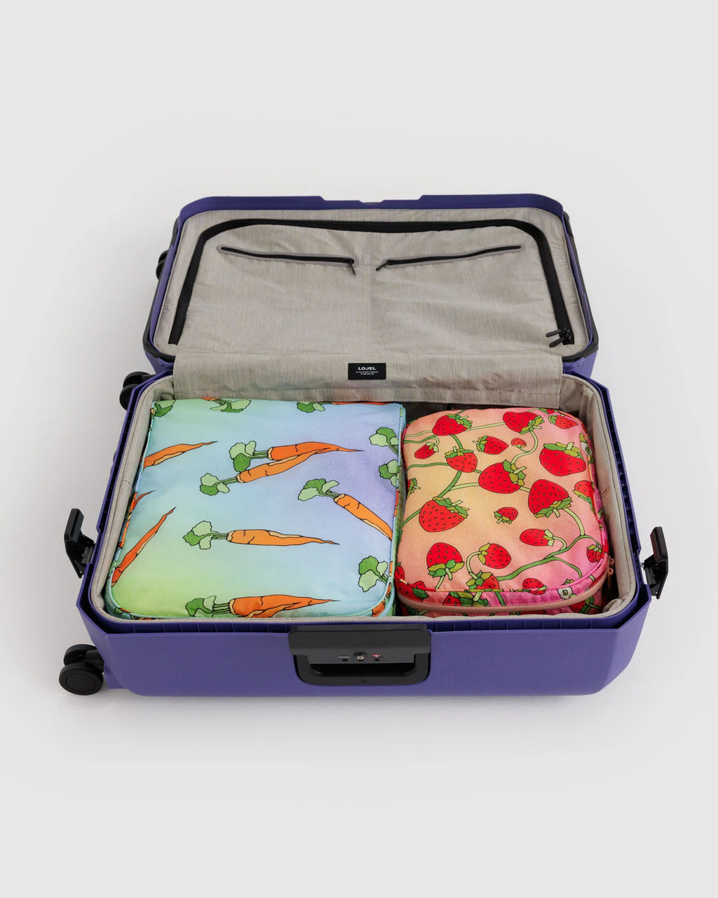Baggu Large Packing Cube Set - Carrots & Berries